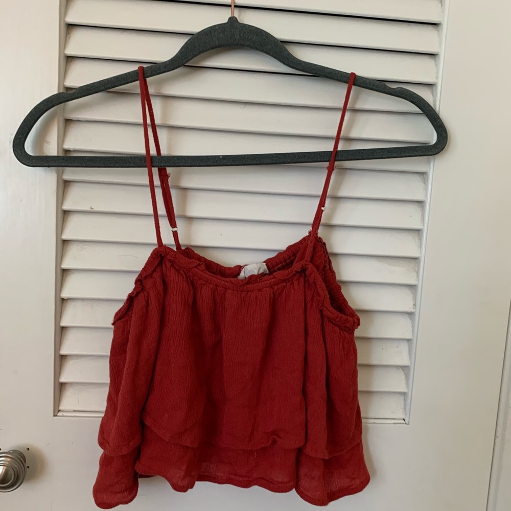 Coral Crop top